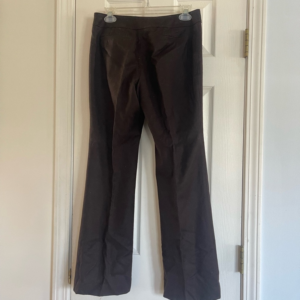 Ann Taylor Brown Boot-Cut Dress Pants